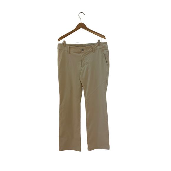Columbia Pants - Columbia Omni Shield Advanced Repellency Pants Women's 14 Long Beige Nylon